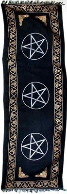 Triple Pentacle Altar Cloth