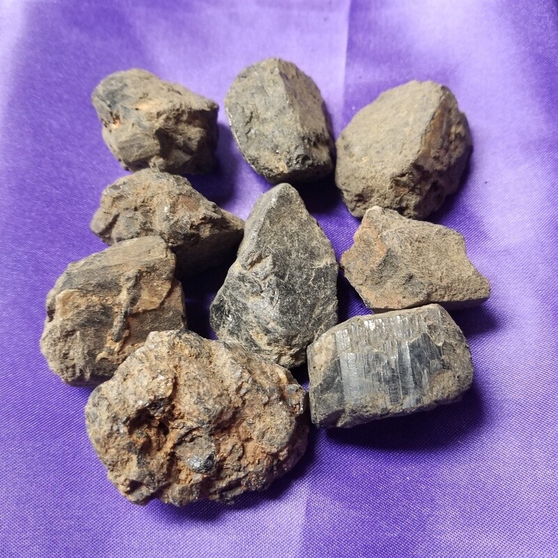 Tourmaline, black, rough