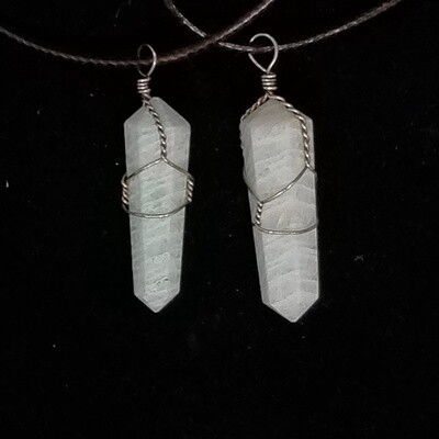 Wire-Wrapped Crystal Necklaces
