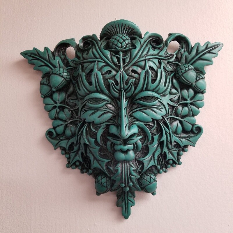 Summer/Fall Green Man Plaque