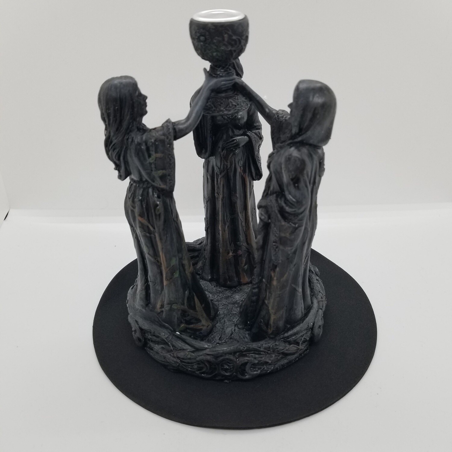 Maiden Mother Crone Backflow Incense Burner