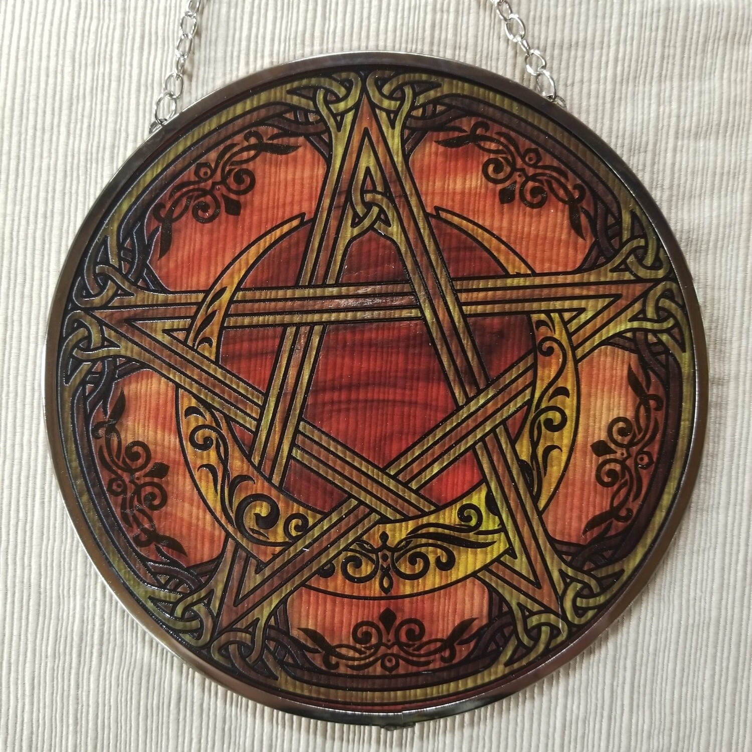 Pentacle Filigree Suncatcher
