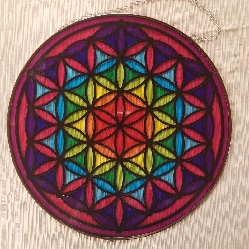 Flower of Life Suncatcher