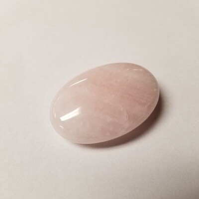 Rose quartz - Palm Stone, Medium