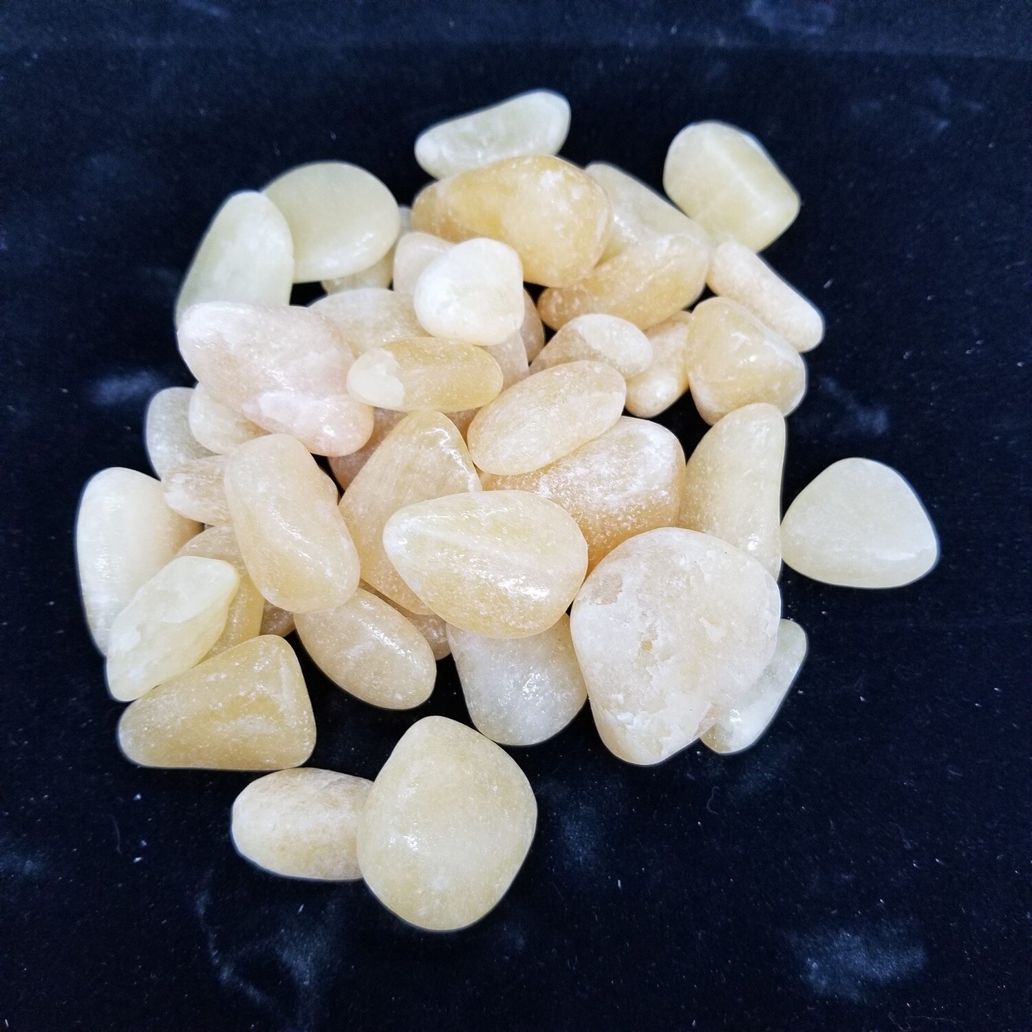 Orange calcite - Tumbled