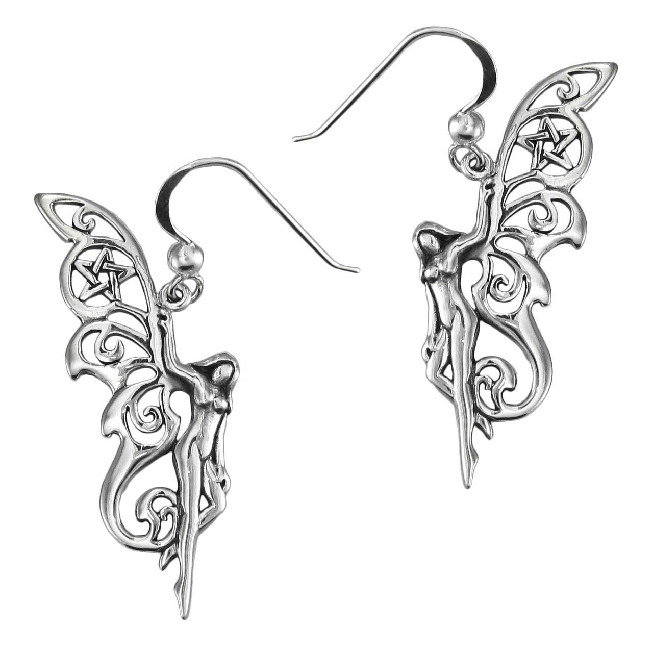Faerie Pentacle Earrings