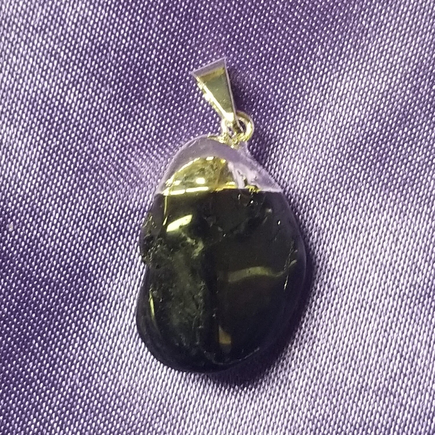 Tumbled Stone Pendants - Black Tourmaline