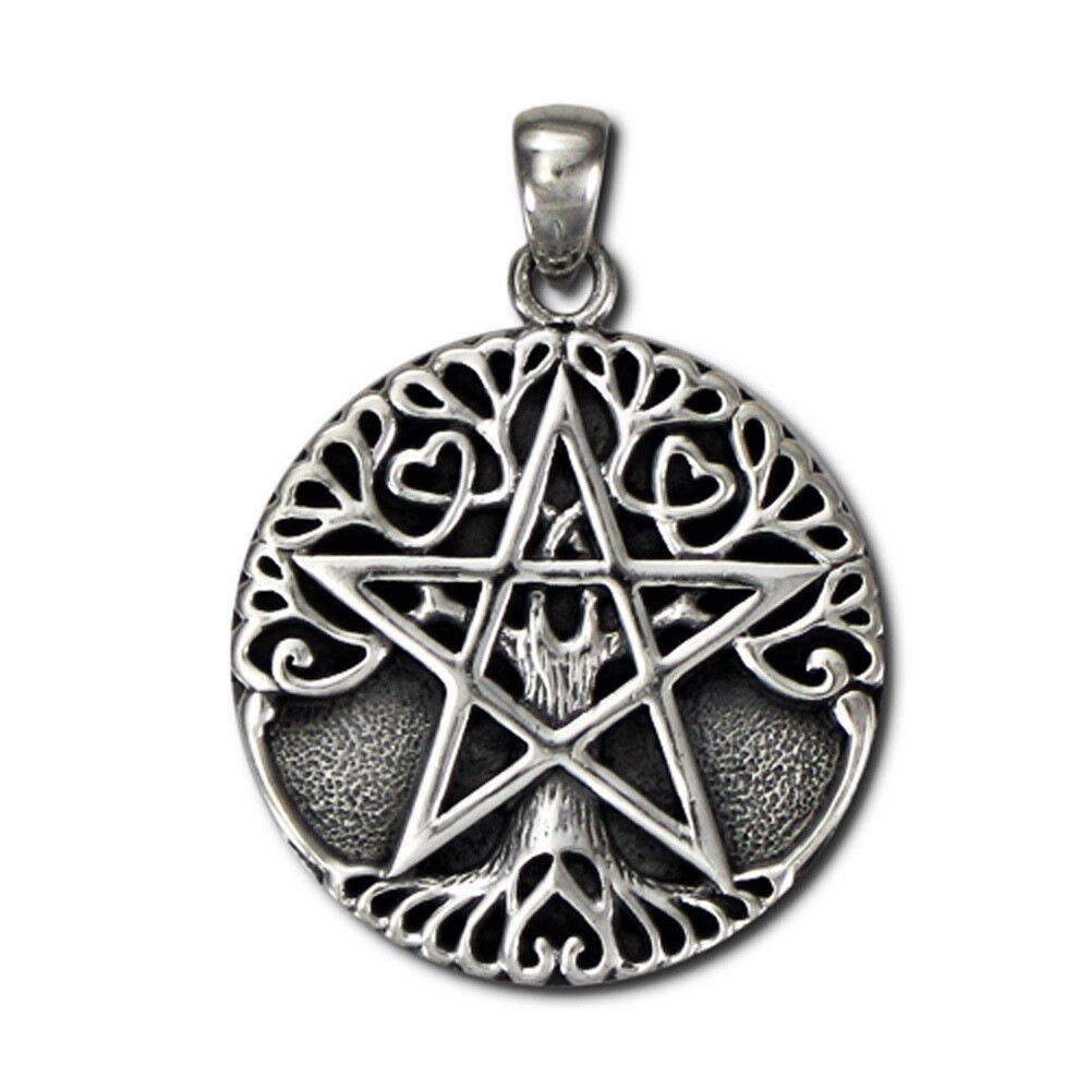 Large Tree Pentacle Pendant