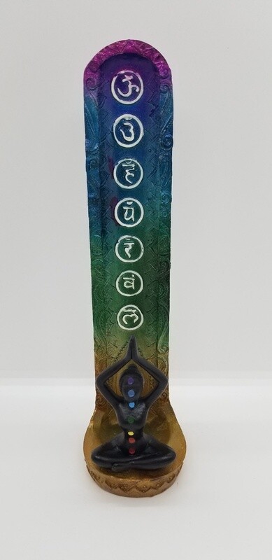 Seven Chakra Vertical Incense Holder