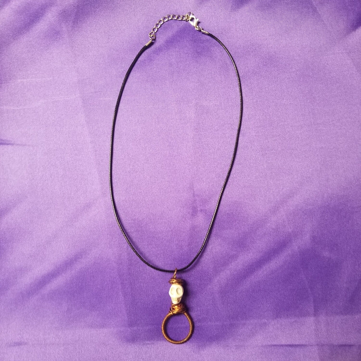 Skull Ring Necklace