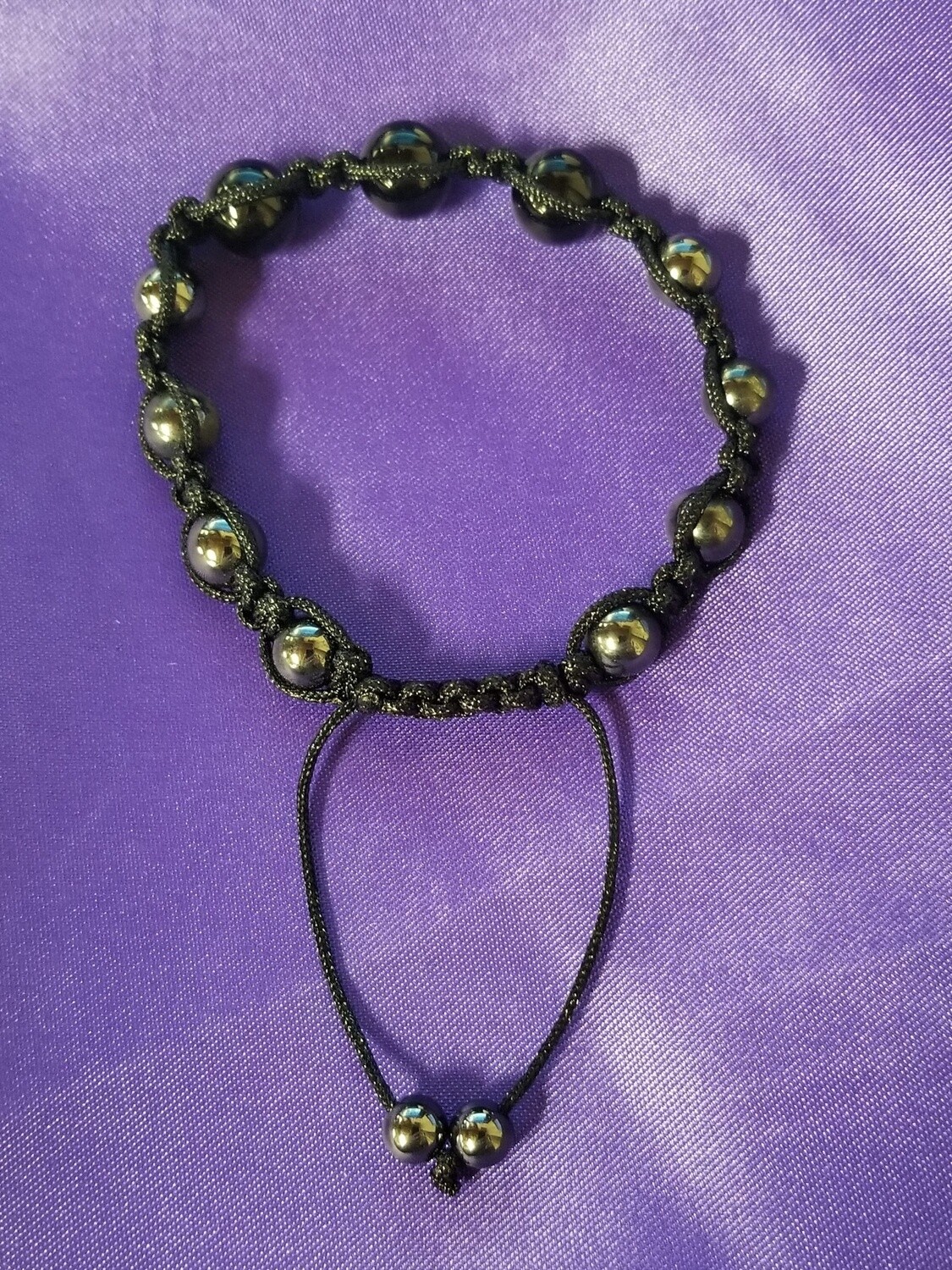 Magnetic Hematite & Black Onyx Bracelet