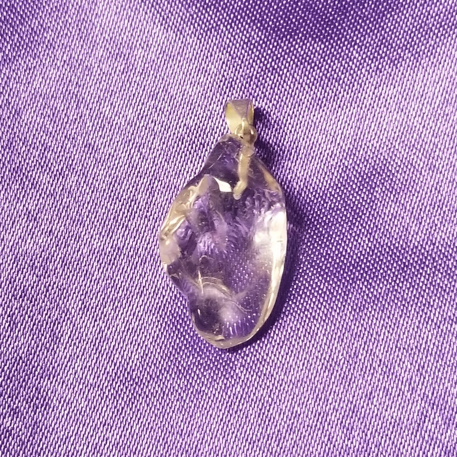 Tumbled Stone Pendants - Quartz