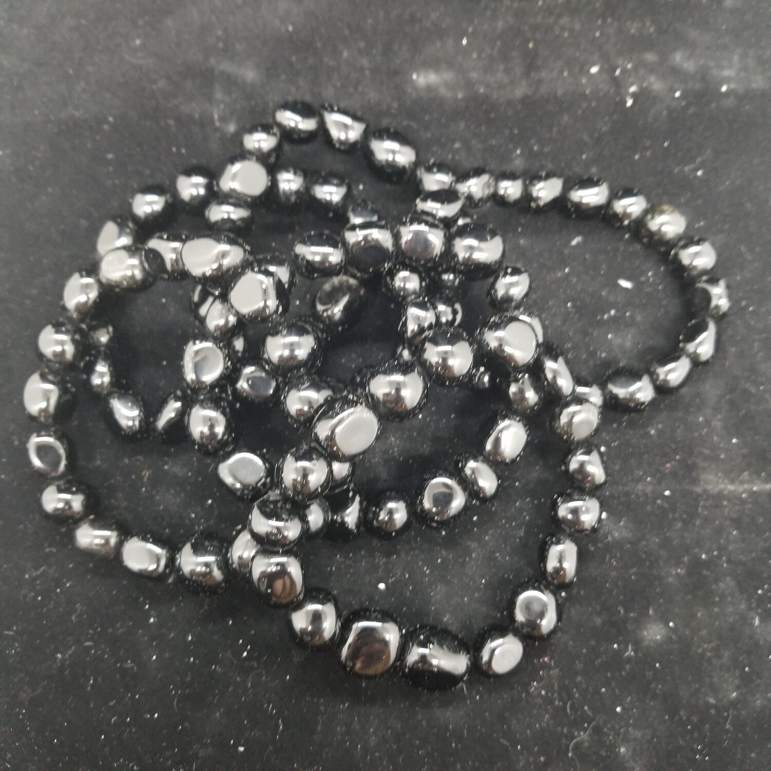Obsidian Tumbled Bracelet