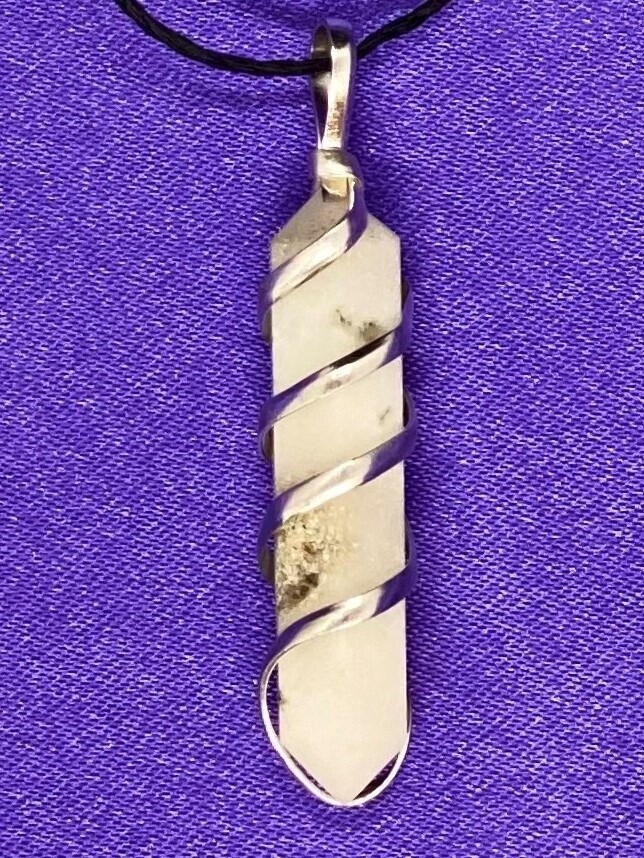 Wire Wrapped Crystal Points - Moonstone