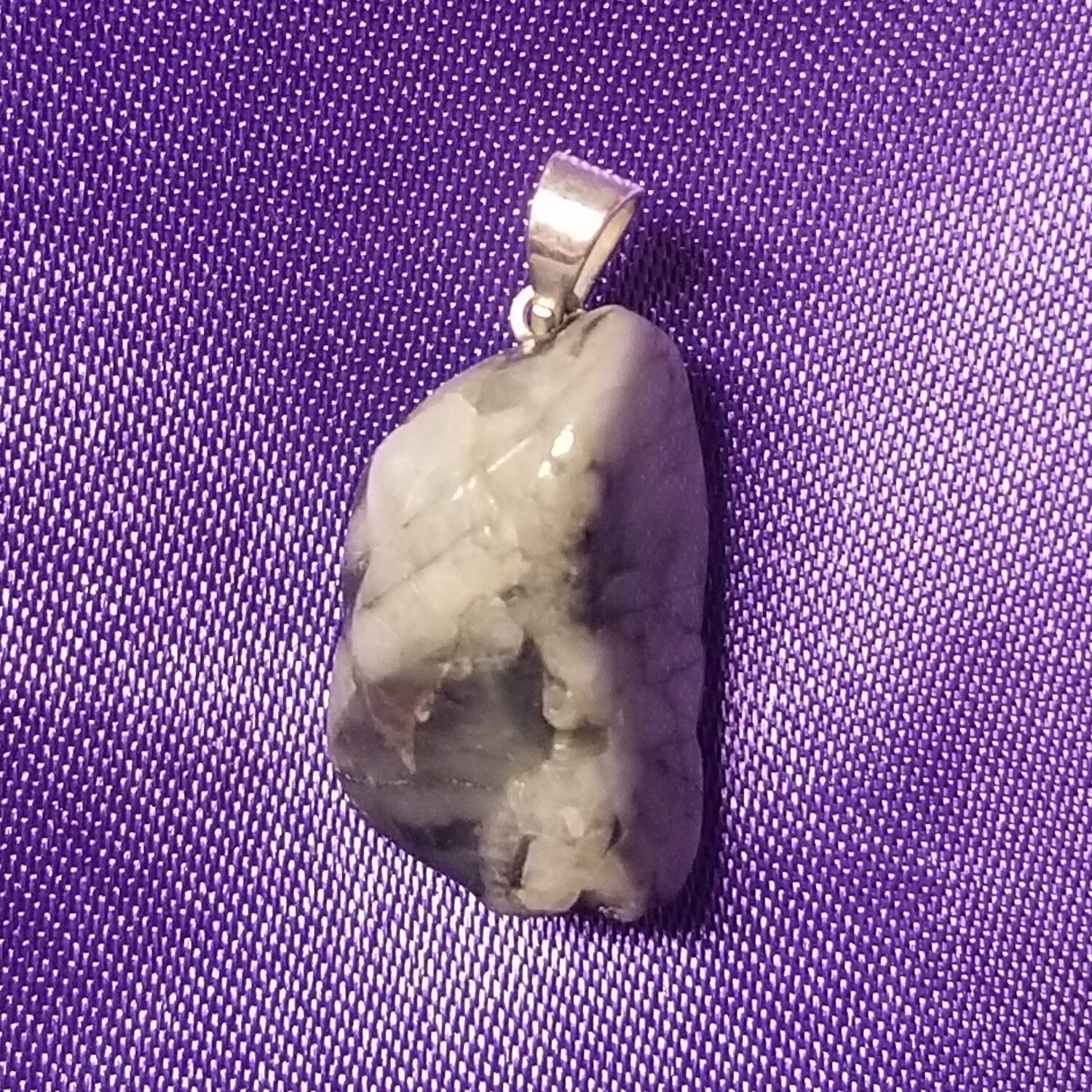 Emerald Tumbled Pendant