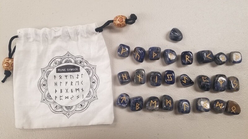 Sodalite Rune Set