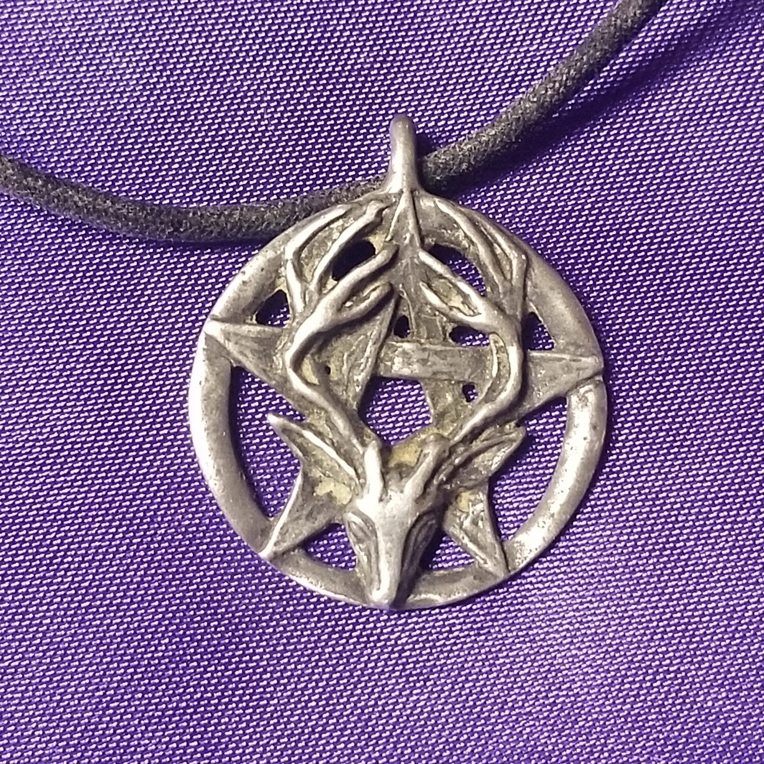 Pentagram Stag Necklace