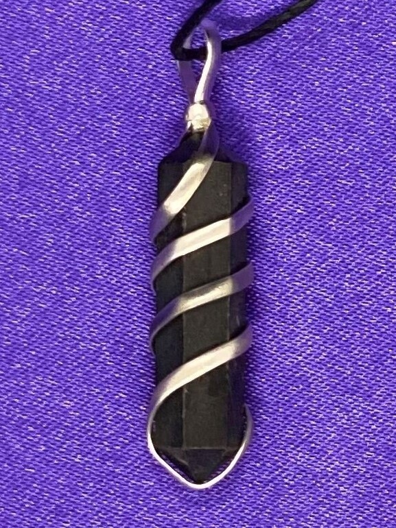 Wire Wrapped Crystal Points - Black Tourmaline