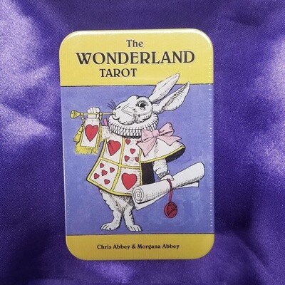 The Wonderland Tarot in a Tin by Chris Abbey & Morgana Abbey
