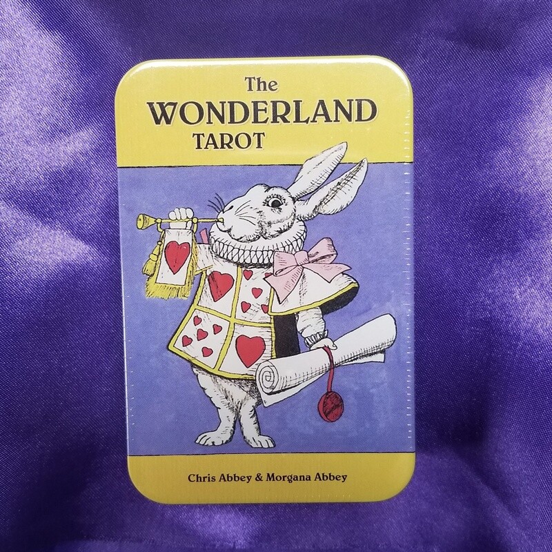 The Wonderland Tarot in a Tin by Chris Abbey & Morgana Abbey