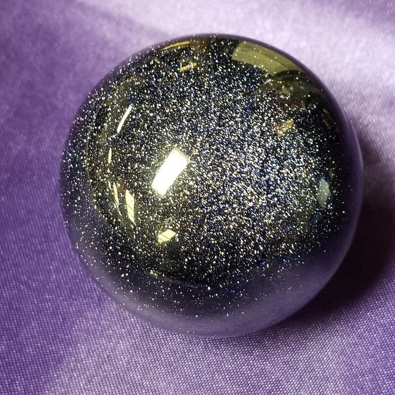 Blue Goldstone Ball