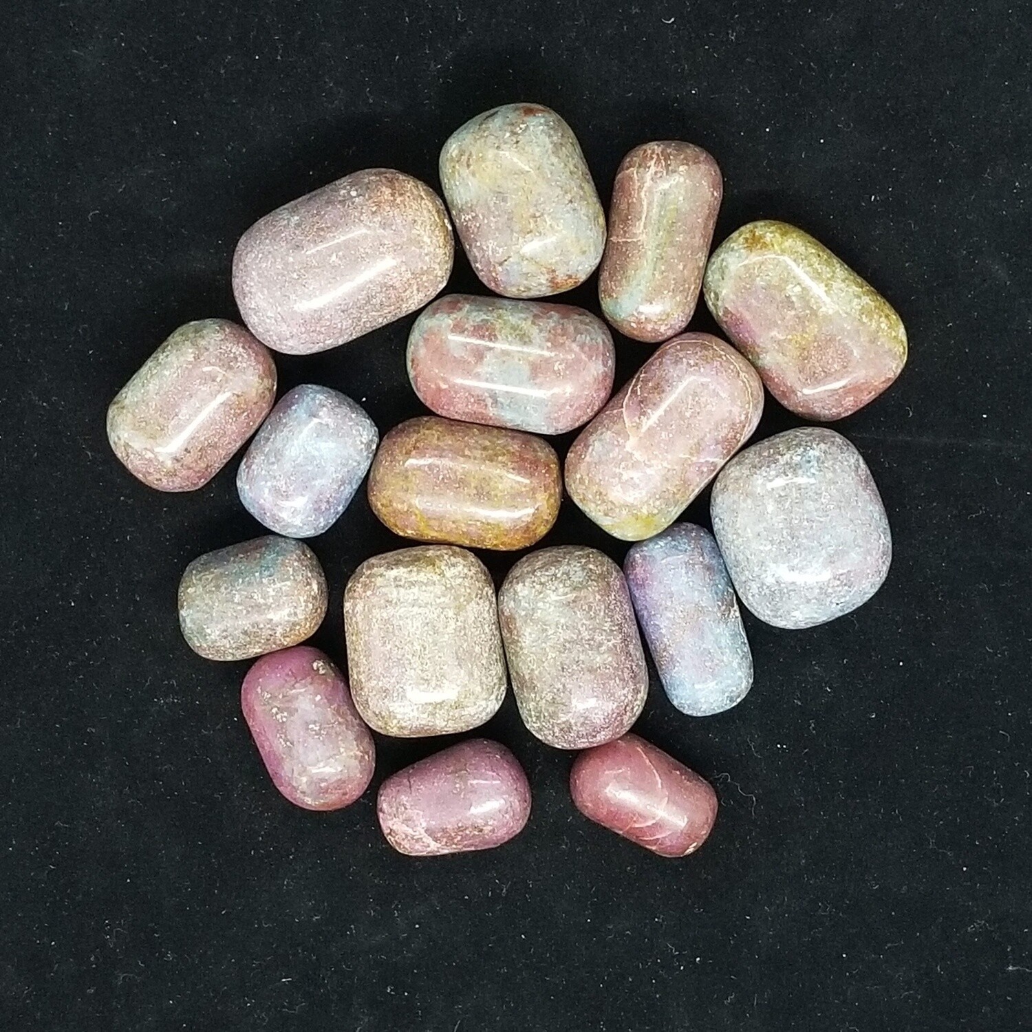 Ruby Kyanite, tumbled