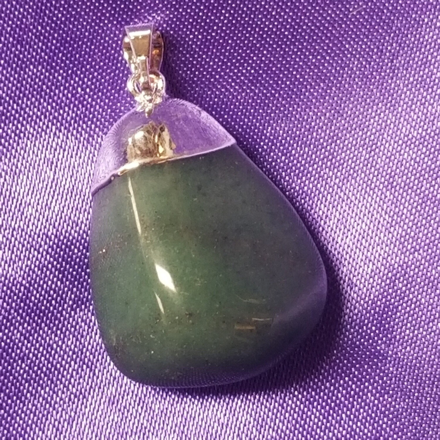 Green Aventurine Tumbled Pendant