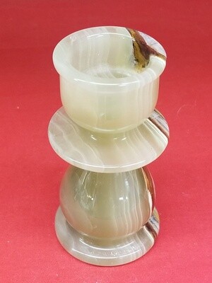 Green Onyx Stand Candleholders