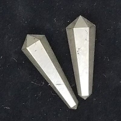 Double-terminated Pyrite Points