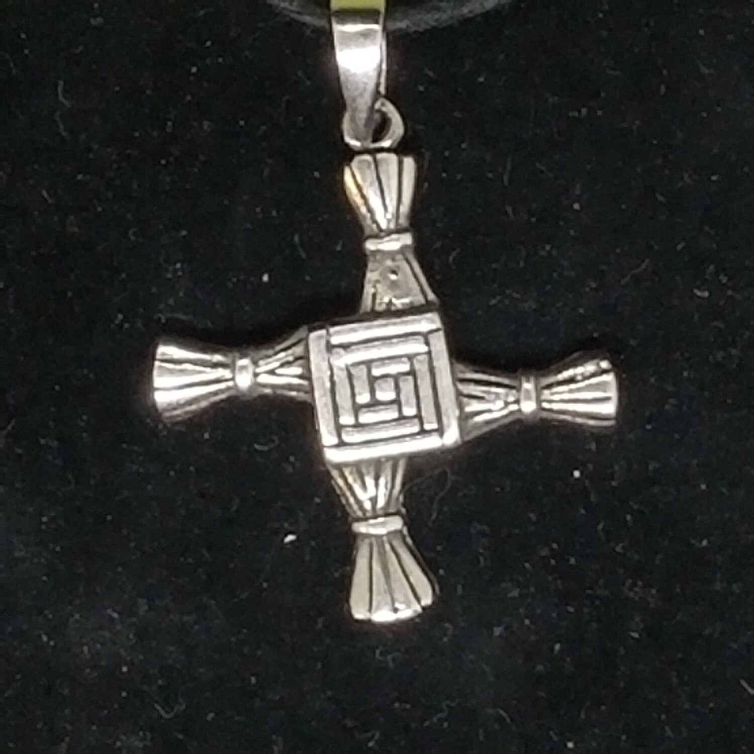 Brigid's Cross Necklace (pewter, large)