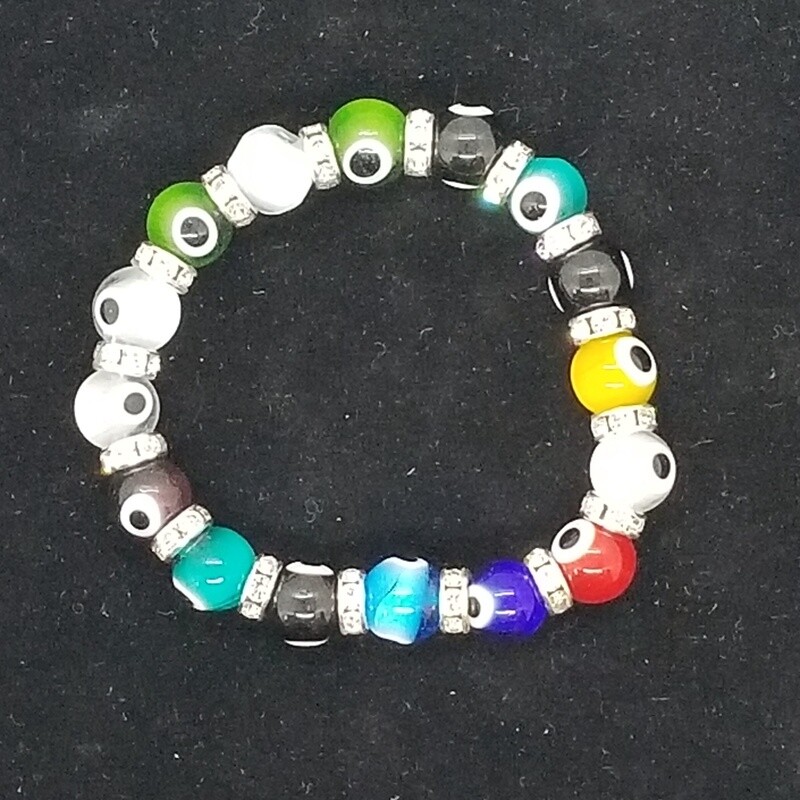 Multi-Color Evil Eye Protection Bracelet