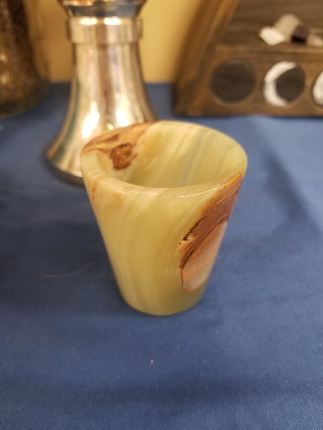 Green Onyx Shot Glasses