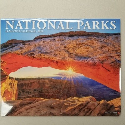 National Parks 18-Month Calendar 2022