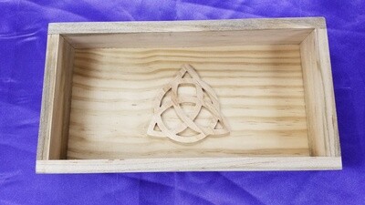 Triquetra Wooden Box Shelf