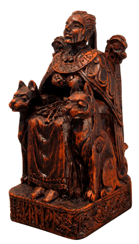 Seated Freya Statue
