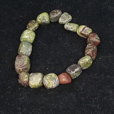 Crystal Bracelets - Dragon Bloodstone, Varied Crystal Bracelets - Dragon Bloodstone, Varied