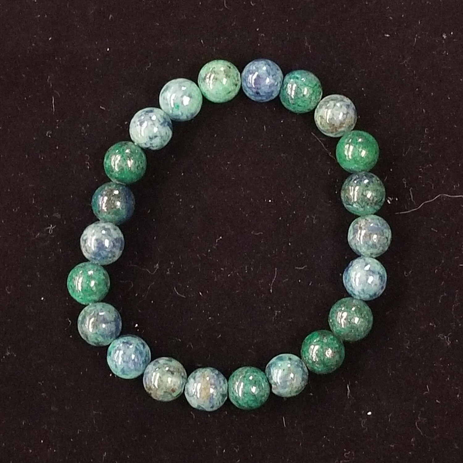 Crystal Bracelets - Chrysocolla, 8 mm