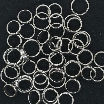 Plain Magnetic Hematite Rings