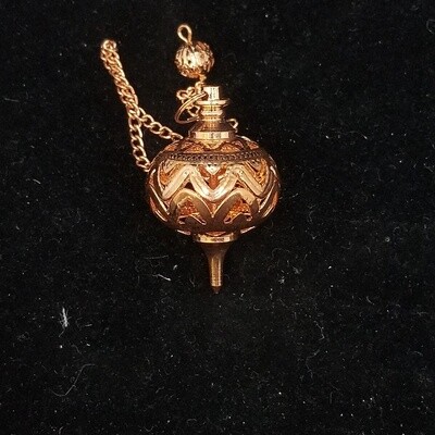Copper Jali Pendulum