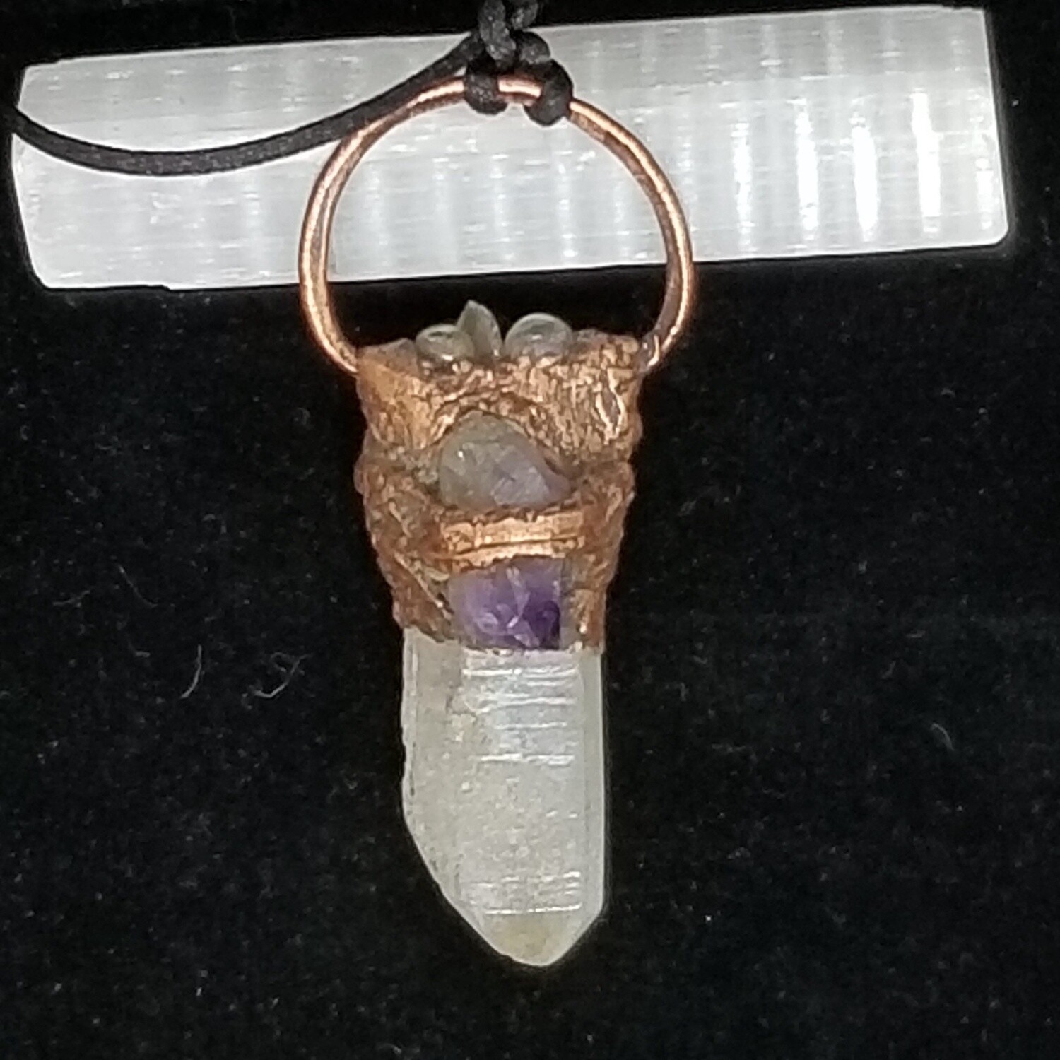 Angel Aura Quartz Point Pendant