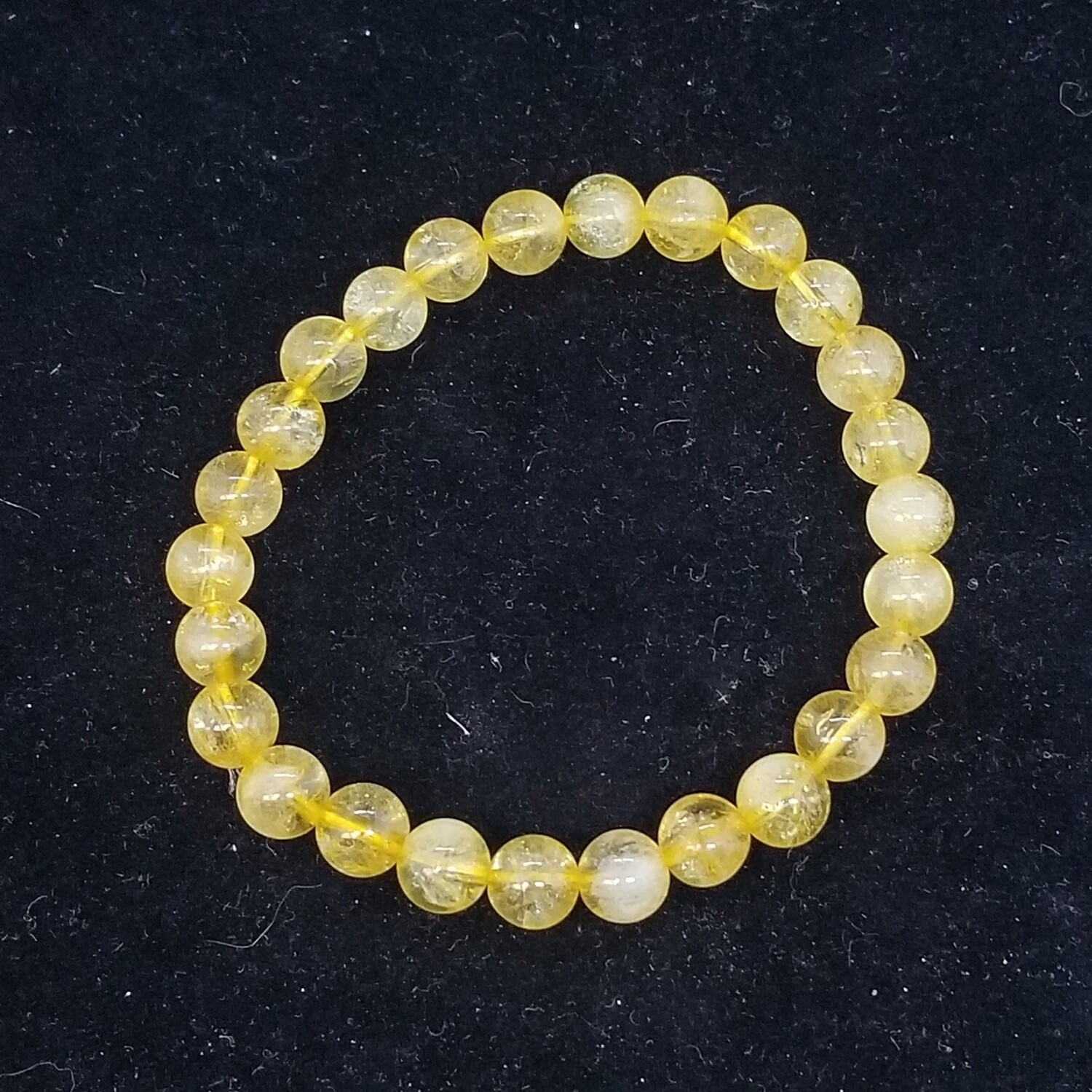 Crystal Bracelets - Citrine, 7 mm