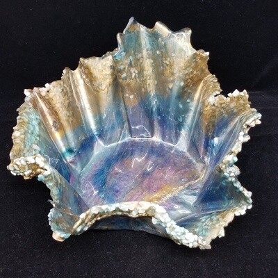 Crystal and Resin Offering Bowl