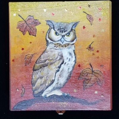 Autumn Owl Box