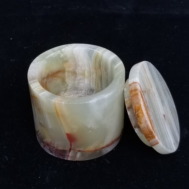 Round Onyx Boxes