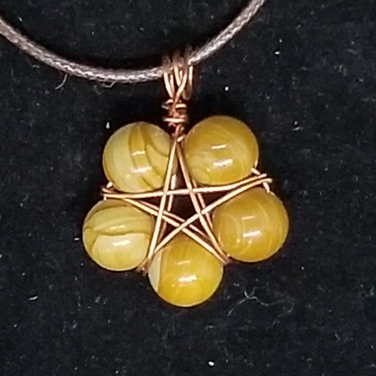 Picture Jasper Star Necklace