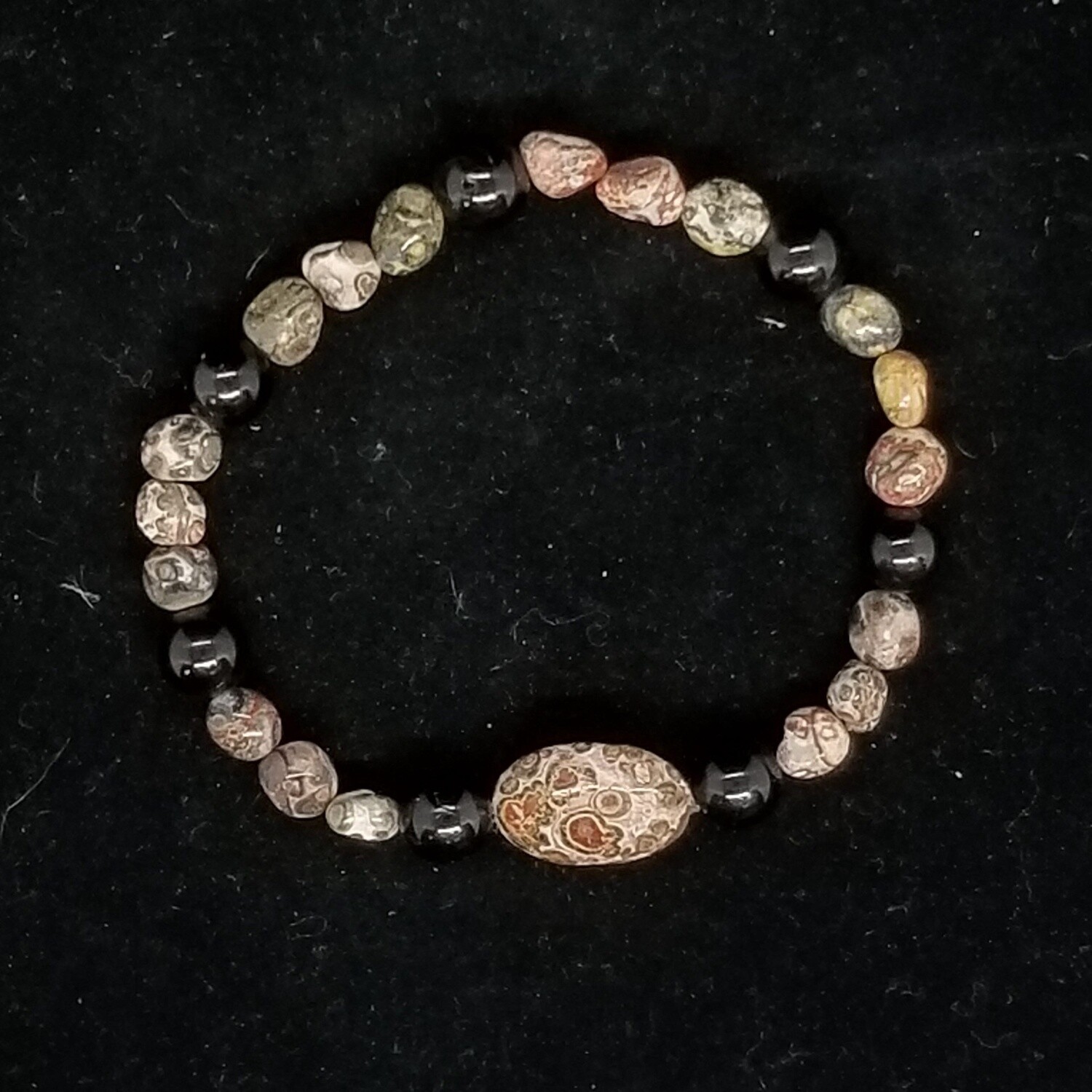 Jasper and Onyx Bracelet