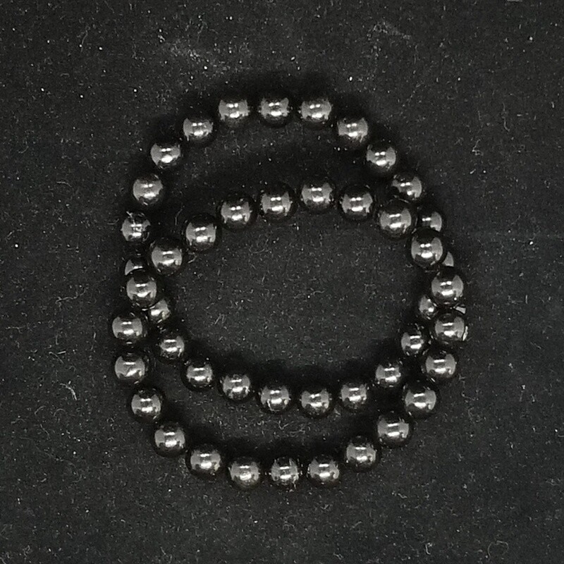 Crystal Bracelets - Jet, 8 mm