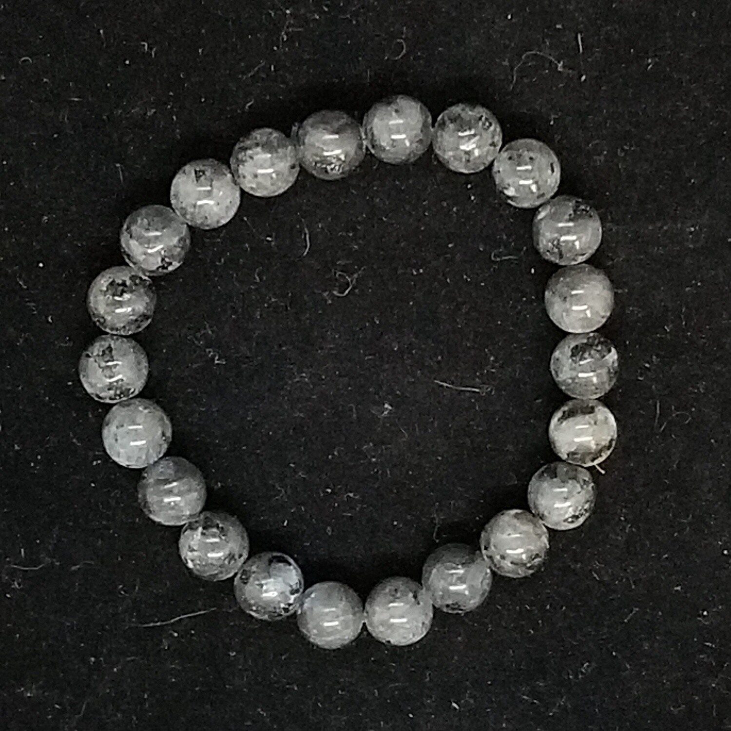 Crystal Bracelets - Black Labradorite, 8 mm