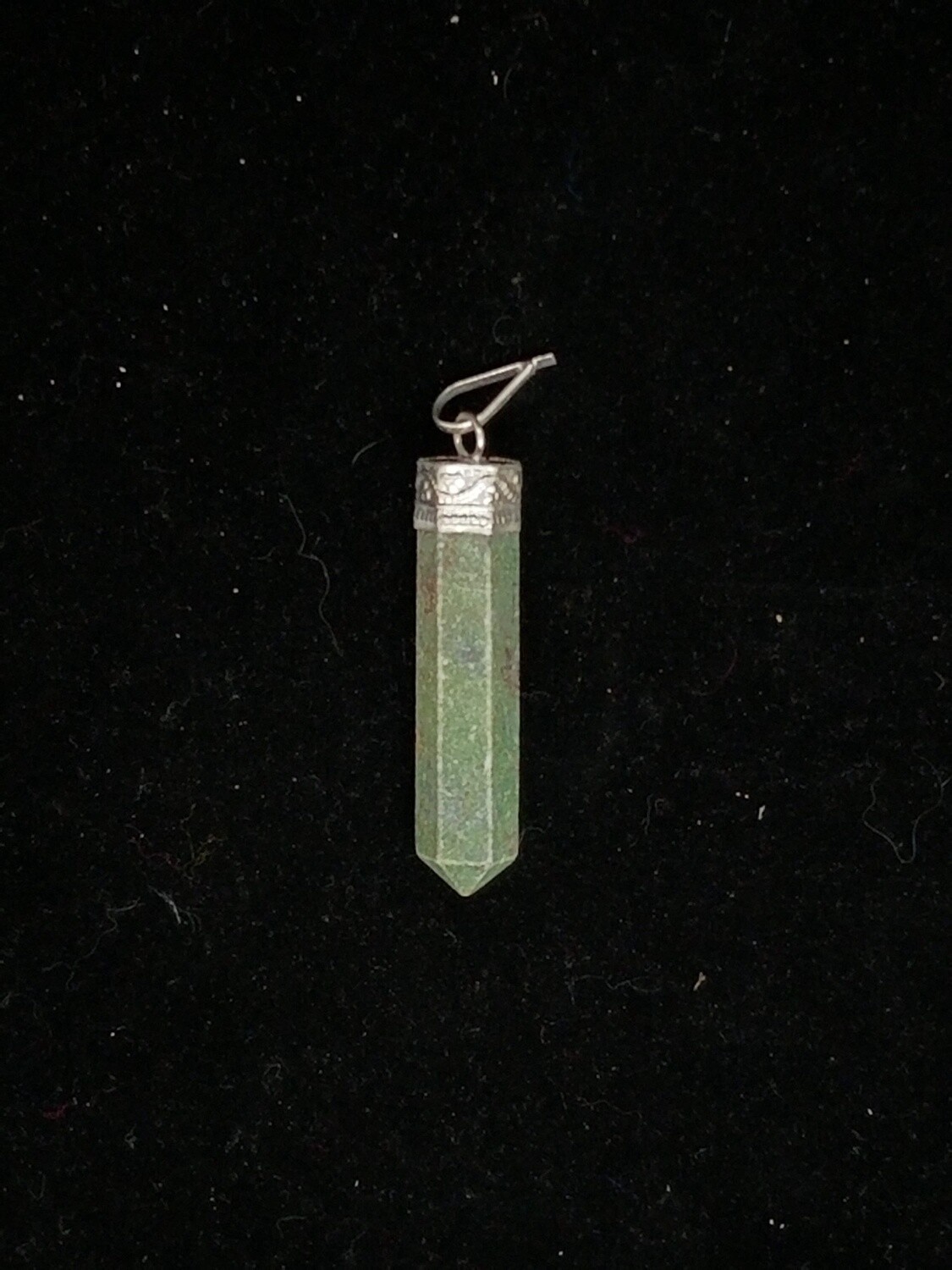 Ruby Fuchsite Point Pendant