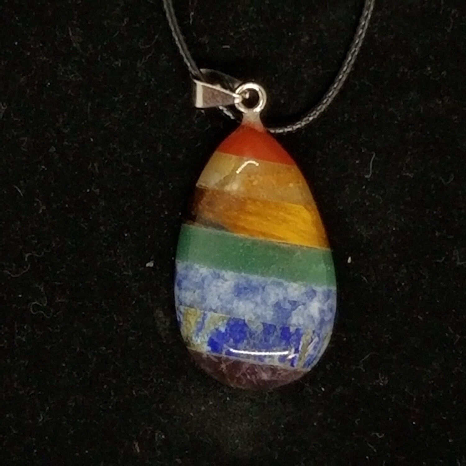 Super Seven Teardrop Pendants